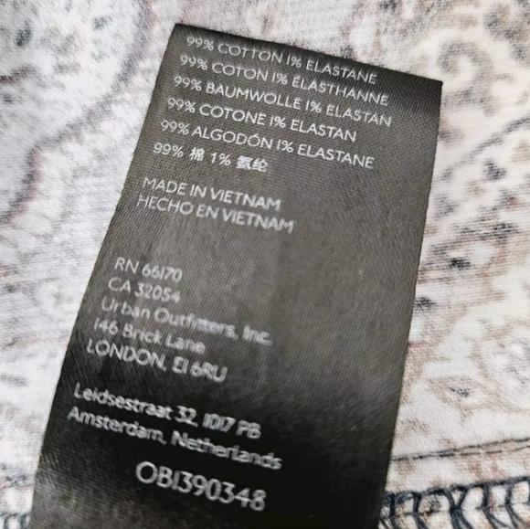 Free People Paisley Ankle Pants - Blue and Brown - Picture 12 of 16